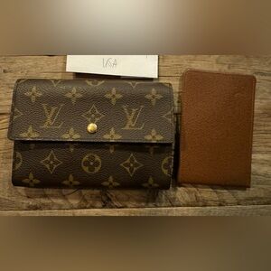 Authentic used Vintage Louis Vuitton Porte-Tresor Etui Papiers wallet